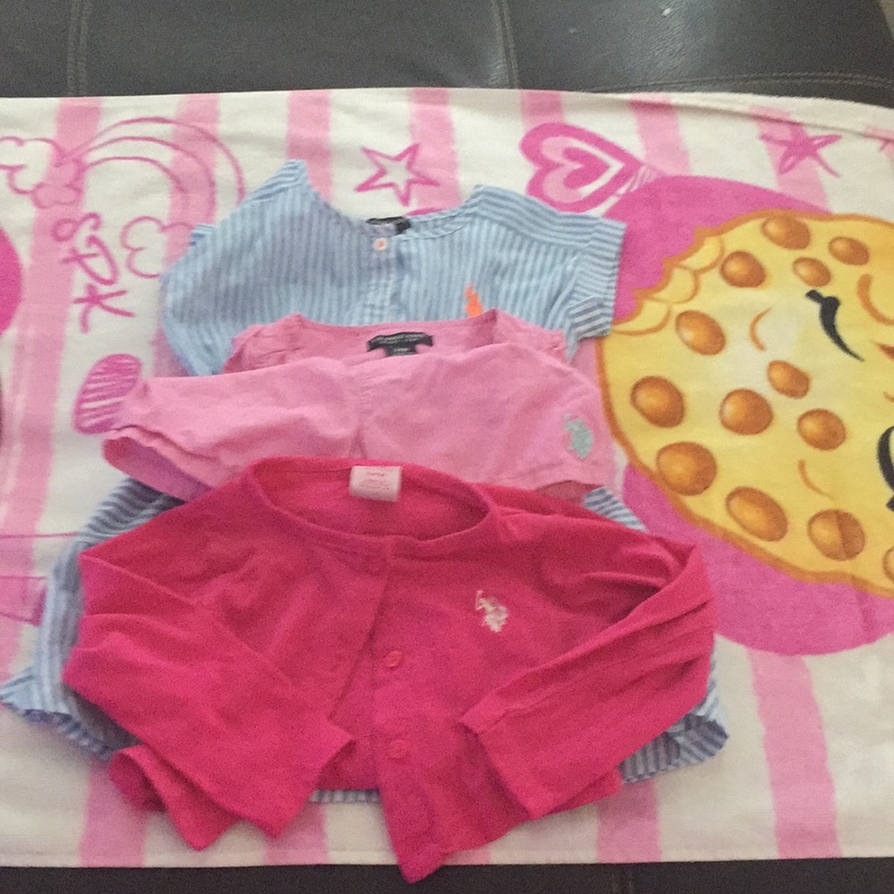 U.S. POLO BUNDLE 24M: dress, romper & jacket